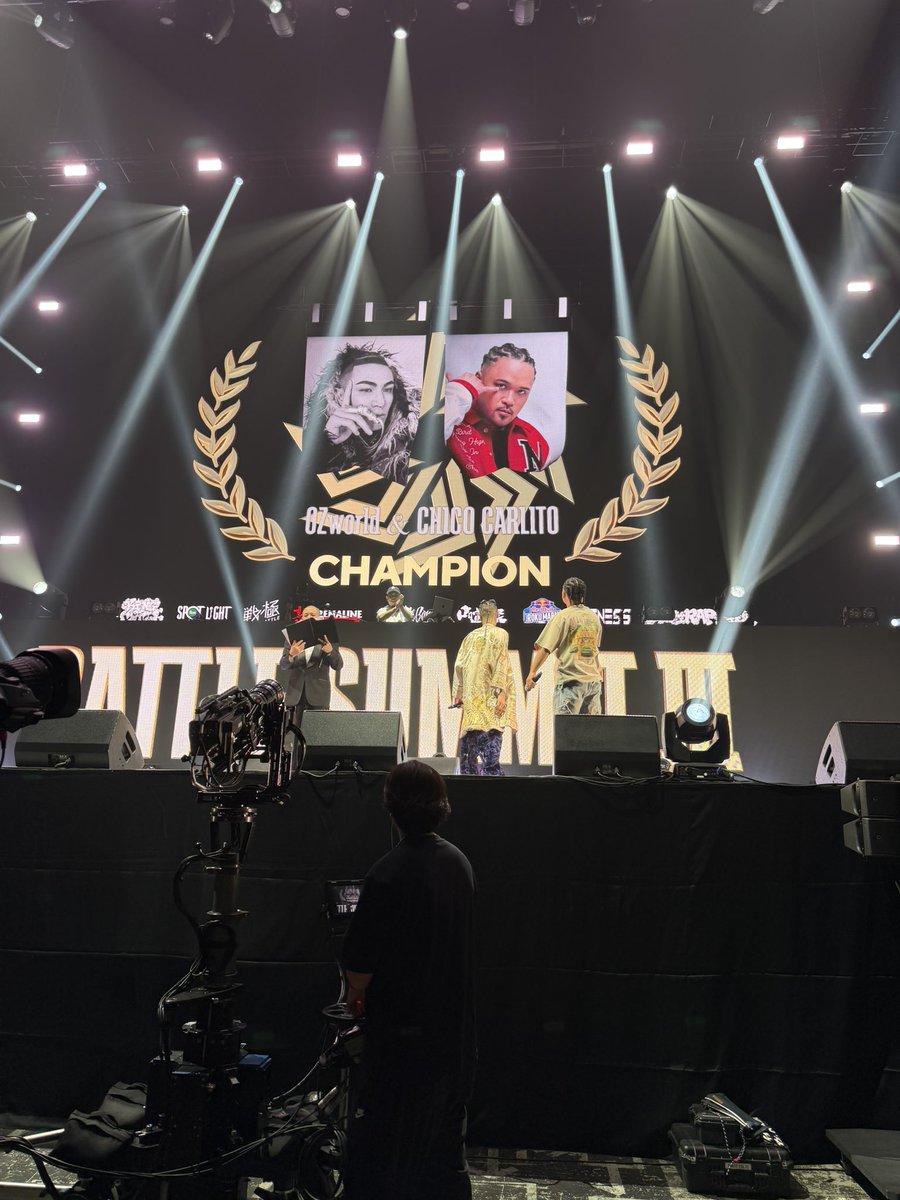 Onoyu11's tweet photo. BATTLE SUMMIT III
優勝はOZworld & CHICO CARLITO!! https://t.co/3mll8Akstg