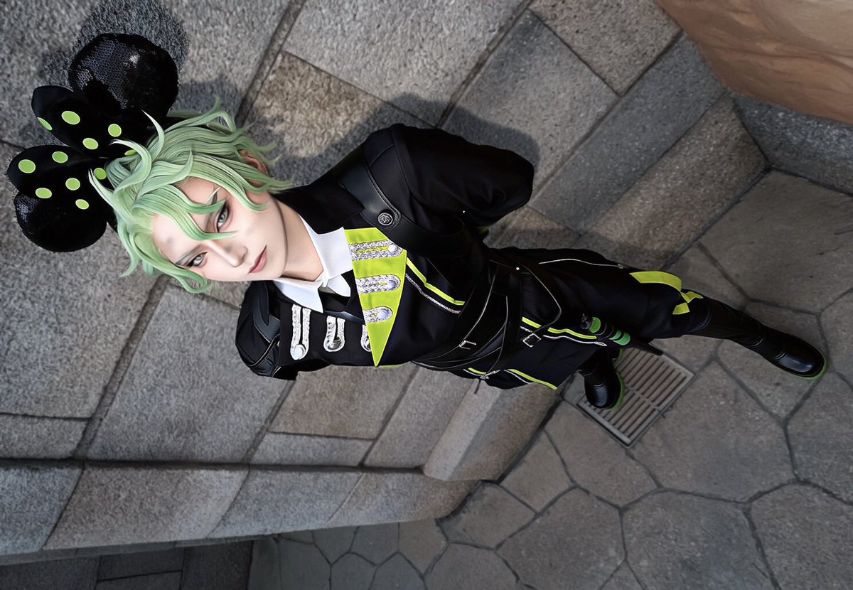 Karasu_Kaa_'s tweet photo. cos
twst/⚡️

(帽子なし、カチューシャあり、7章)
#Dハロ仮装2025 https://t.co/DIs2HLvIBh