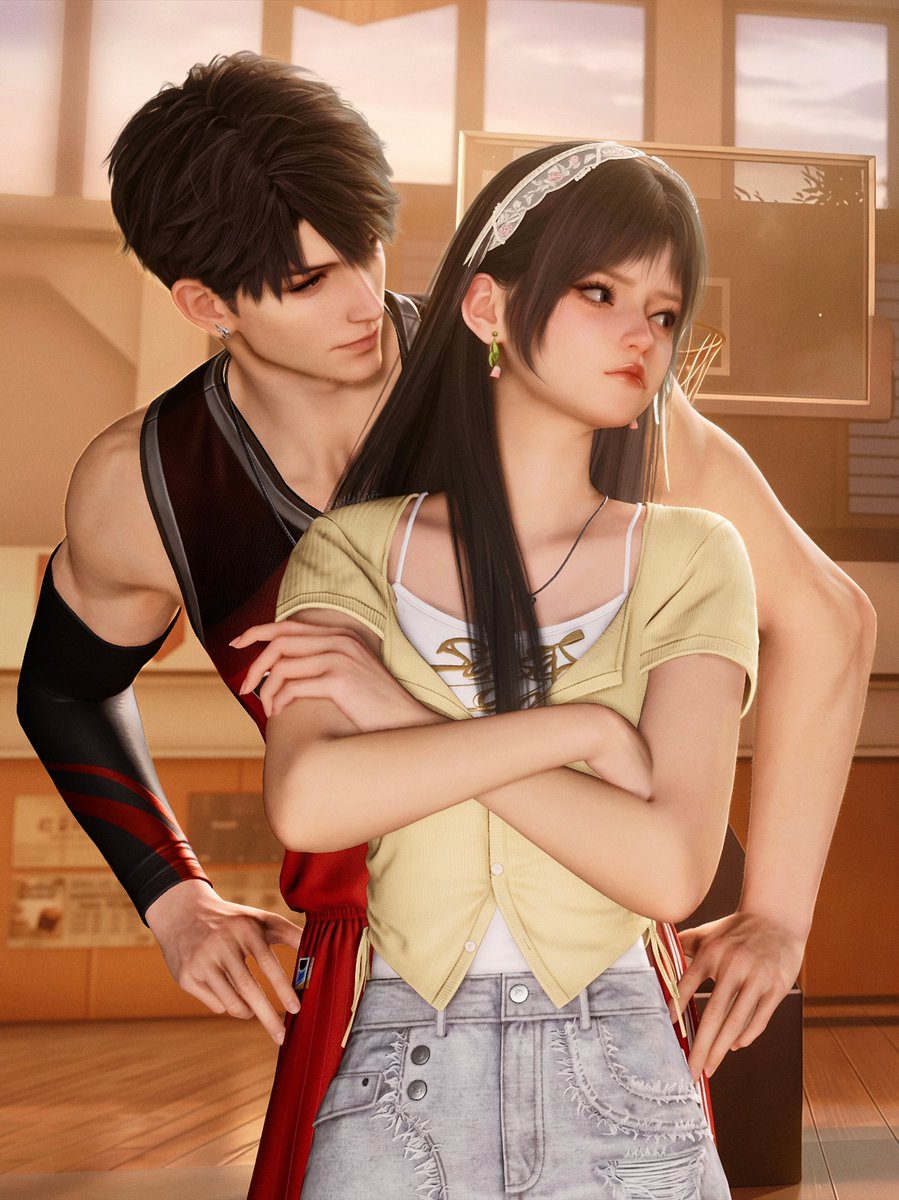 widdlebao's tweet photo. when big brother’s teasing got too far ~ 

#夏以昼 #applehalo 🍎🪽 https://t.co/ftdxc5NQP7
