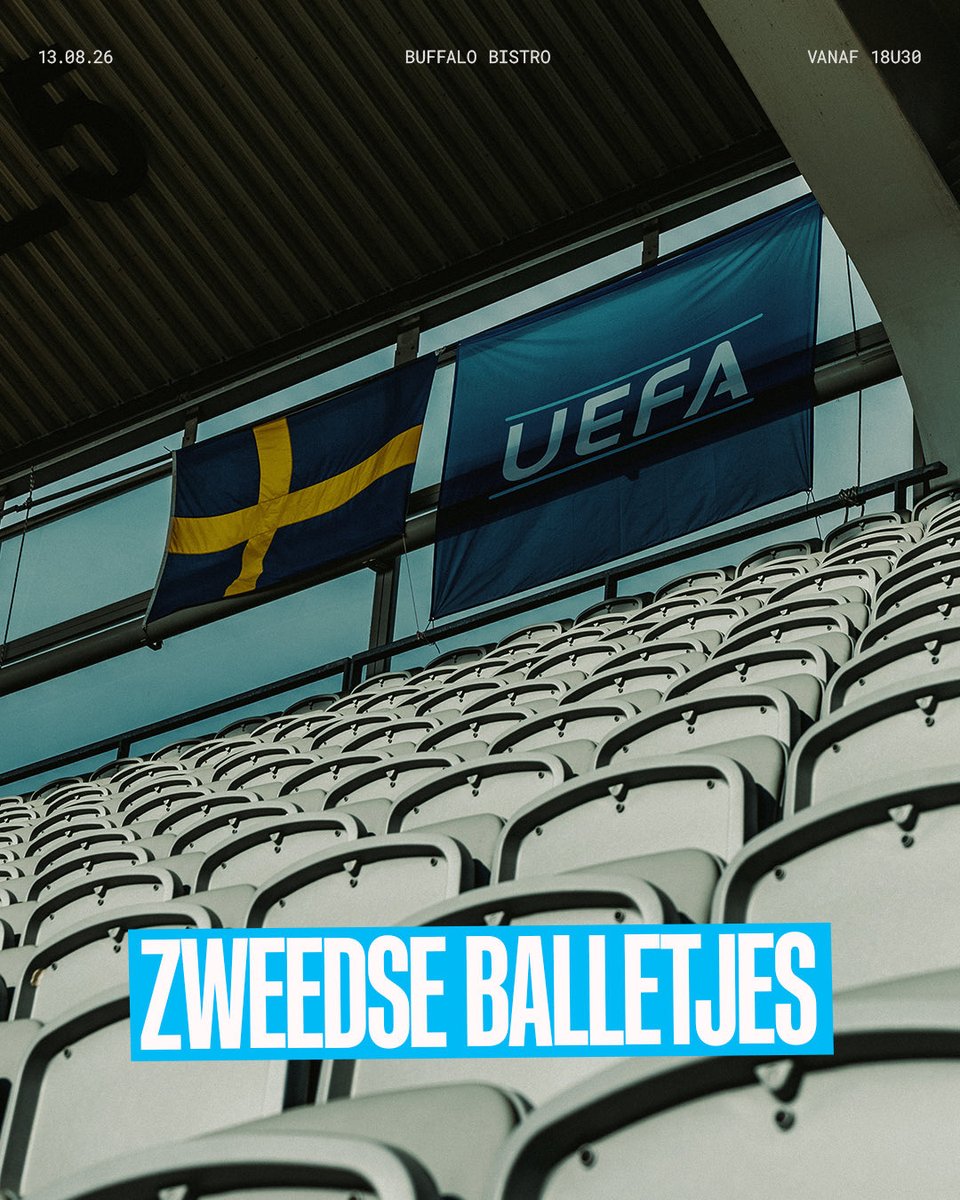 KAAGent's tweet photo. 𝙕𝙬𝙚𝙚𝙙𝙨𝙚 𝙗𝙖𝙡𝙡𝙚𝙩𝙟𝙚𝙨 𝙤𝙥 𝙝𝙚𝙩 𝙢𝙚𝙣𝙪! 🇸🇪

Donderdag vanaf 18u30 in de Buffalo Bistro. Smakelijk! 😋 https://t.co/hHZBGfDXly