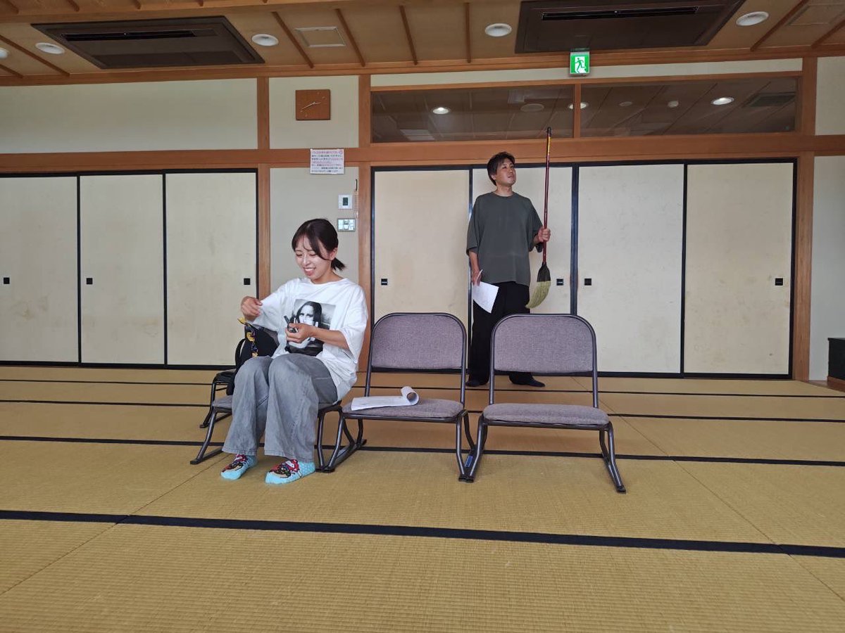 aizennya's tweet photo. 【🪽#愛染屋天使 稽古中 💪】

写真は日曜日の稽古の様子です📸

公演日は11月14日（土）15日（日）❗️

ご予約お待ちしております🎫
（予約フォームはツリーへ）

今後の様子も乞うご期待🌟 https://t.co/MM04GQLP0Q