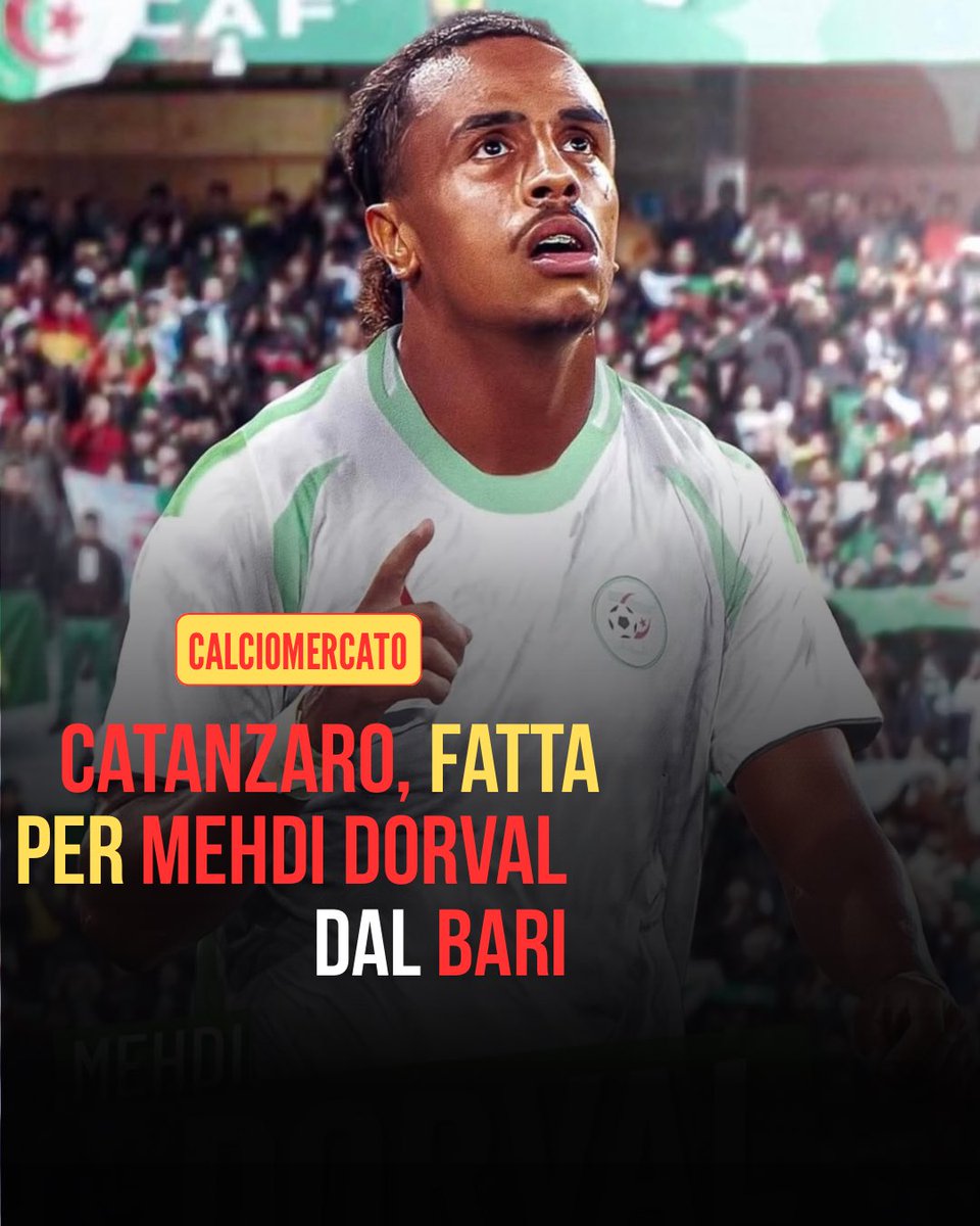 Anto_ni_o___'s tweet photo. Si aspettava solamente che il #Napoli facesse l’affondo finale per #Favasuli.
Adesso il #Catanzaro si consola con Mehdi #Dorval dal #Bari. https://t.co/4Sld6eRso3