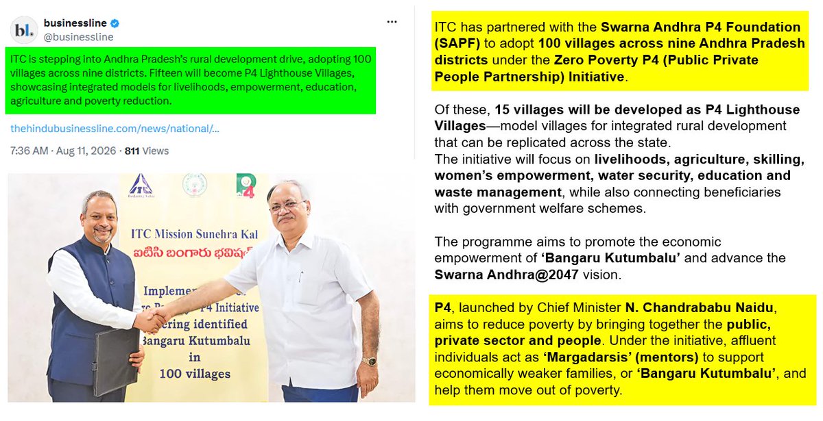 eclector1419857's tweet photo. #P4
#P4Initiative
#BangaruKutumbam
#AndhraPradesh https://t.co/BVHh7SxT1b
