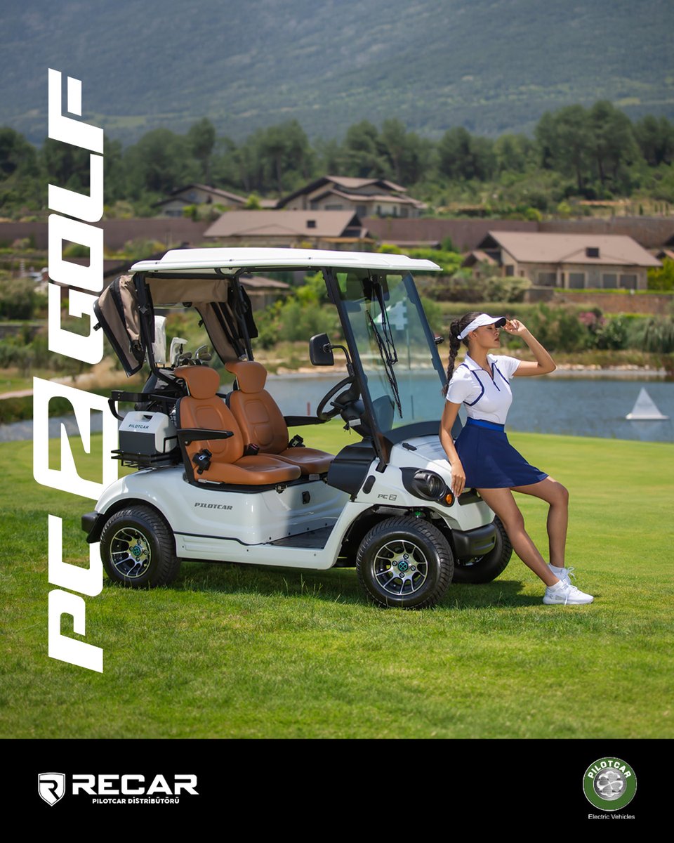 Recar_EV's tweet photo. Sessiz ve sportif tasarımıyla %100 elektrikli PC-2 Golf yaz maceralarının en keyifli yol arkadaşı!

#Recar #Pilotcar #electricutilityvehicle #electricutilitycart #electricutilitycarts https://t.co/QMfLWYpnf4