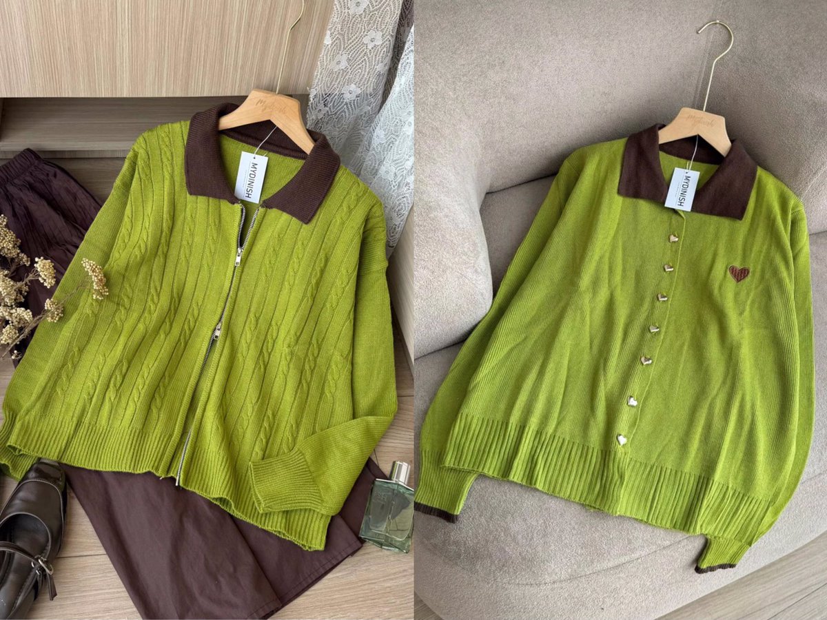 dsftrn_'s tweet photo. Edisi dubai chewy cookie 🤎💚🤎💚
Percaya ga cardi se premium ini harganya mulai dari 50rb an ajaa😭😭
Bahan knitnya premium dan ga bikin gatel di kulitt, bestt deh pkoknyaa🥹🫰🏼🫰🏼 https://t.co/hKHqLTTJcT