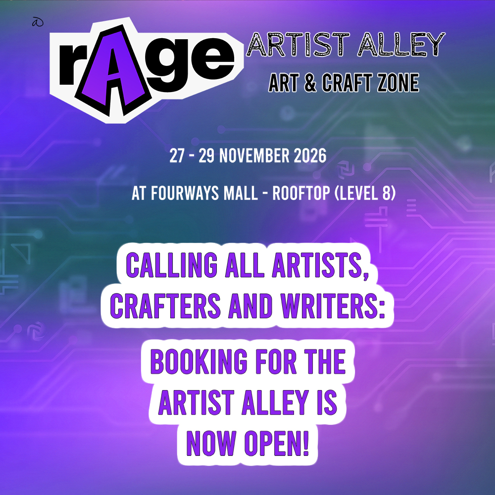 LegionInkSA's tweet photo. Artist Alley Application Bookings are open for @rAgeExpo 2026!

Go here and scroll down to #ArtistAlley   https://t.co/IdNZAIgyYK https://t.co/qkphgEnxCM