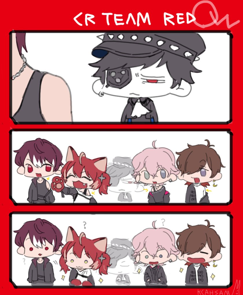 KCAHSAM's tweet photo. 🦝Team RED🔴 https://t.co/cK7c3ELUCA