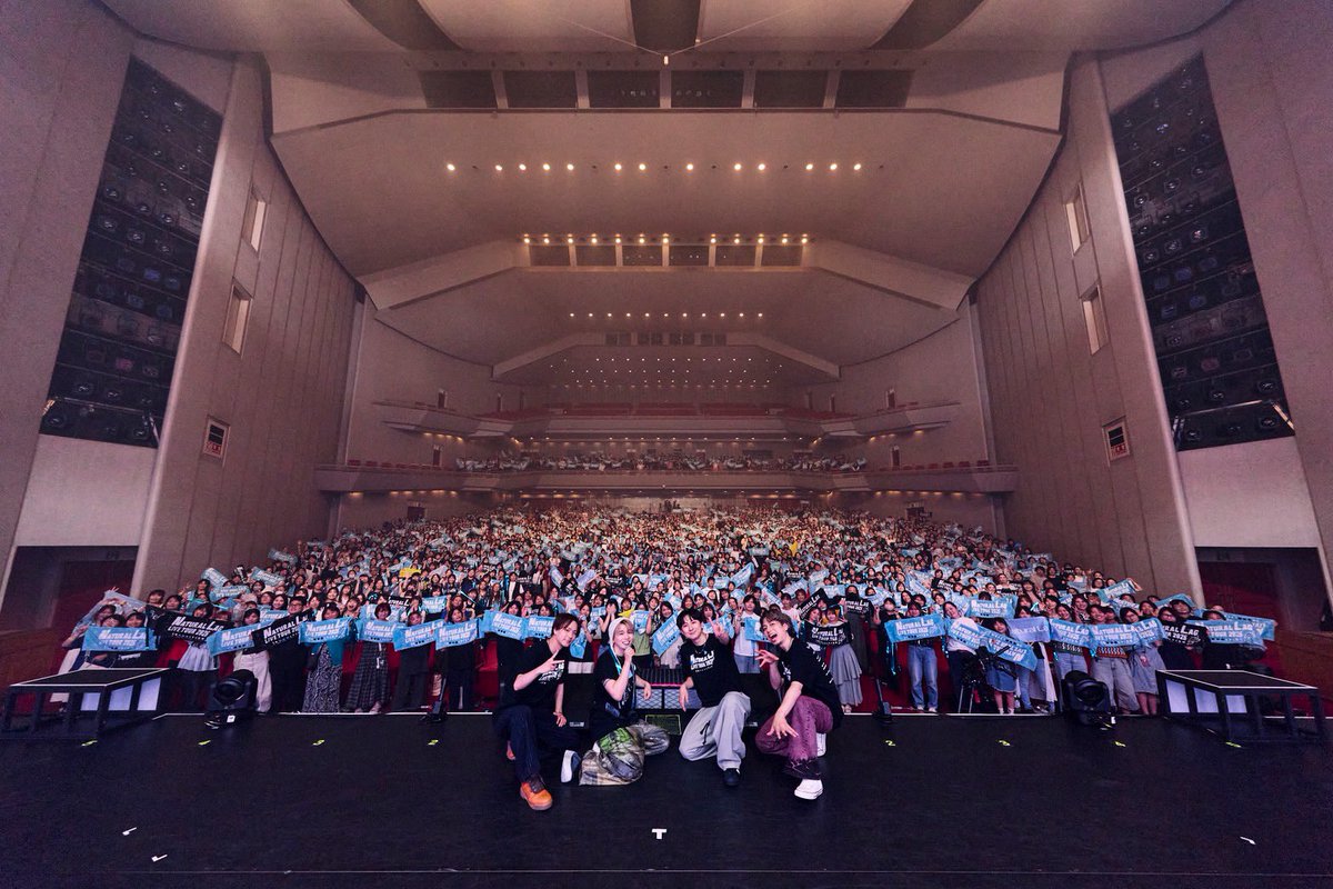 Natural_Lag's tweet photo. 「Natural Lag Live Tour 2026 -IGNNNITION-」

2026.08.11
@福岡・福岡サンパレス ホテル＆ホール

福岡公演ありがとうございました！

▼最新EP「#IGNNNITION」
https://t.co/yLrbd2mgmi

▼Next>> 8/16(日) 東京・日本武道館
https://t.co/Vux0vlnJiA
いよいよツアーファイナル！バンド初の日本武道館公演！

#Natural_Lag
#ナチュラグ
#ラグズ