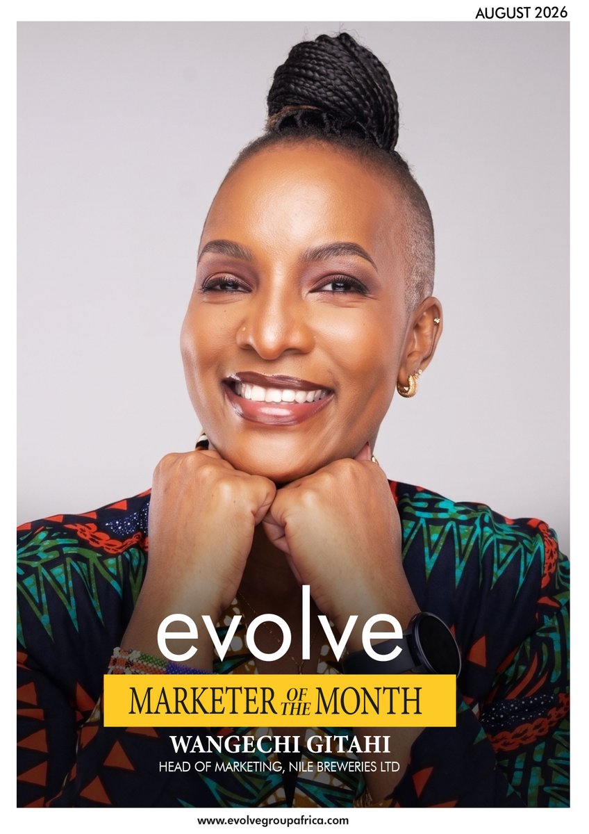 EvolveAfrica1's tweet photo. MARKETER OF THE MONTH, AUGUST 2026: Wangechi Gitahi (MCIM)

Wangechi Gitahi (MCIM) is the Head of Marketing at  Nile Breweries Limited @NBLUganda , a role she stepped into in June 2025 

Fully career journey via https://t.co/5ME6hc7Xkd https://t.co/jFvyqMoxkB