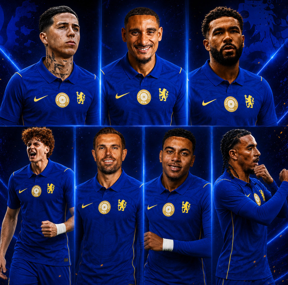 LDNFootbalI's tweet photo. • Maxence Lacroix
• Reece James
• Malo Gusto
• Morgan Rogers
• Enzo Fernández 
• Valentín Barco
• Jordan Henderson 

All join pre-season training TODAY… ✅ https://t.co/LOFX5arSA2