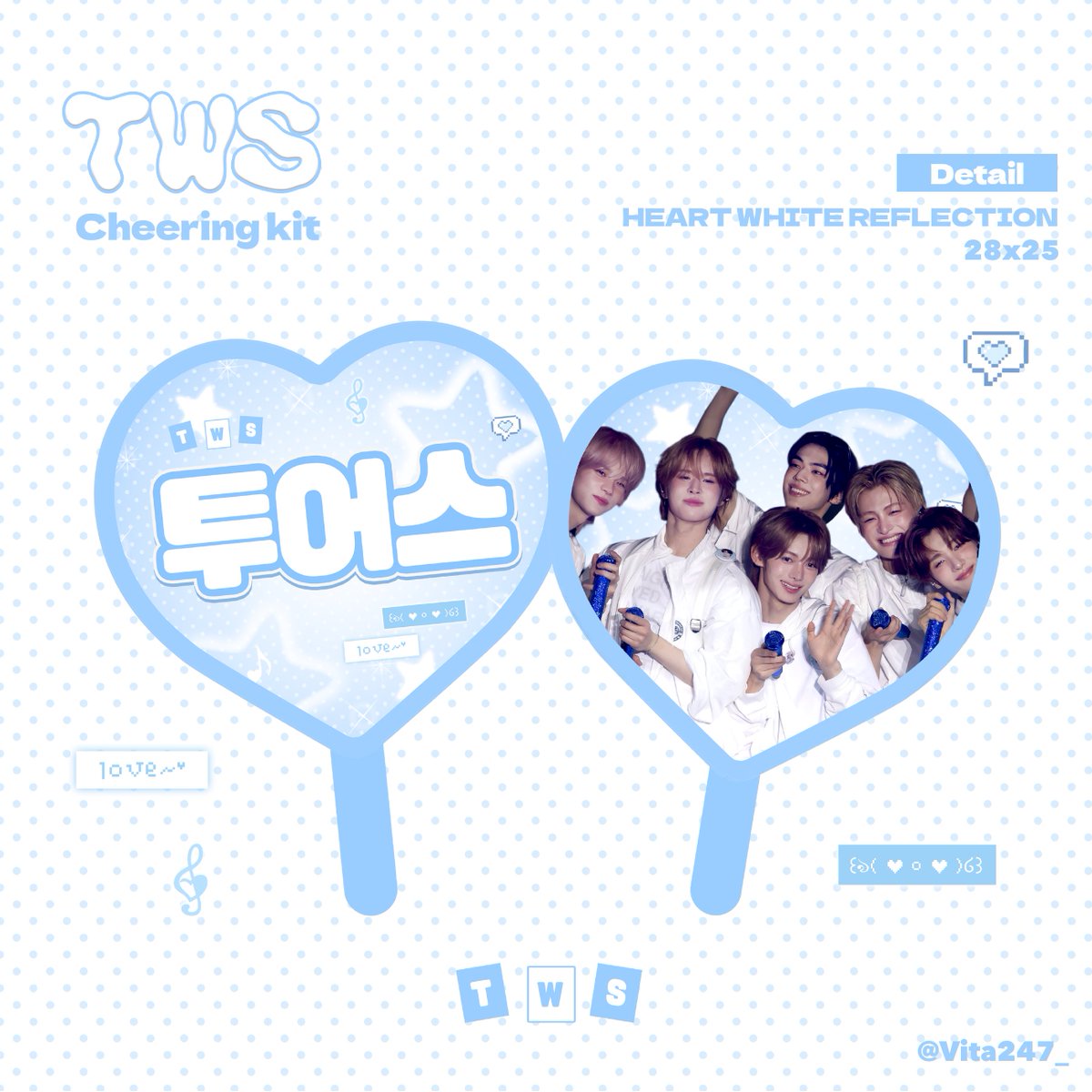 Vita247_'s tweet photo. 2026 TWS TOUR '24/7:FOR:YOU' IN JAPAN CHEERING KIT ©Vita247_

🇯🇵現地受領(福岡 神戸 横浜) 
https://t.co/G9A8rD48p4

詳細はフォームをご確認ください!

#RT 抽選で2名様にお好きなスローガンまたはうちわをプレゼントします🎁
(現地受領が可能な方のみ)

#TWS #투어스 https://t.co/gqIUF7W1of