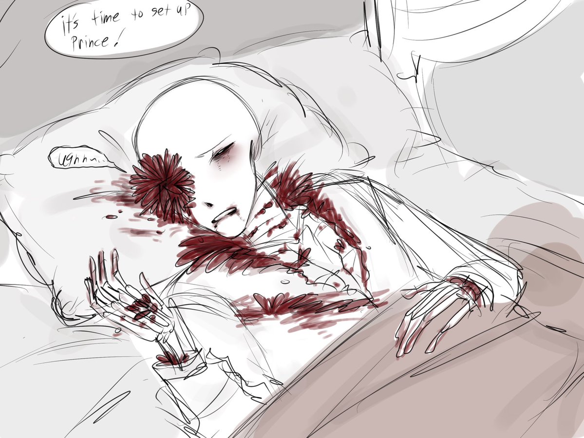 Bestcookieguy's tweet photo. 5 more minutes..🩸
.
.
⚠️BLOOD⚠️
#Genosans #Aftertale #lightheartedknights https://t.co/eZnC9hmbFn