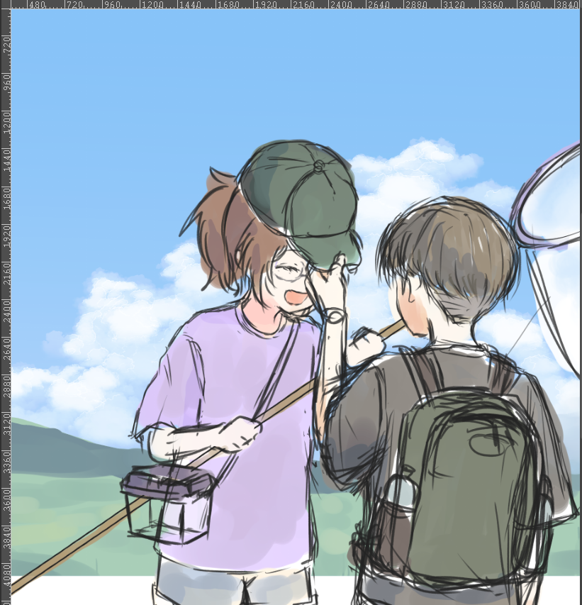 planetno325's tweet photo. ラフ
夏休み虫取りリヴァハンかわいいよなと言う話 https://t.co/nfSfNgmzOC