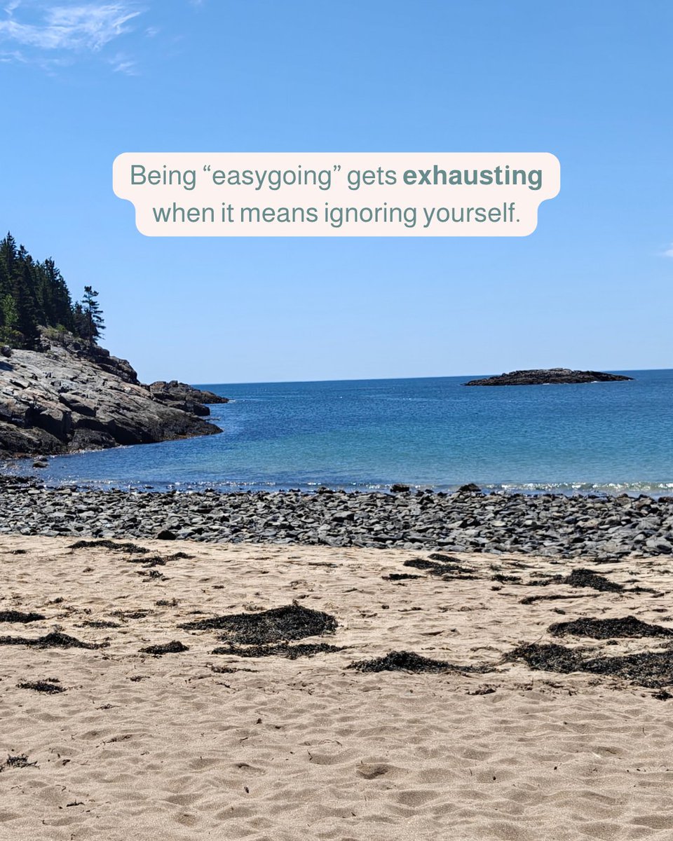 RagazzoReilly's tweet photo. Constantly making yourself smaller can create resentment, anxiety, and exhaustion. Peace does not always come from having no needs. Sometimes it comes from being honest about them.

#peoplepleasing #boundaries #mentalhealthawareness https://t.co/8kZpkOqt2u