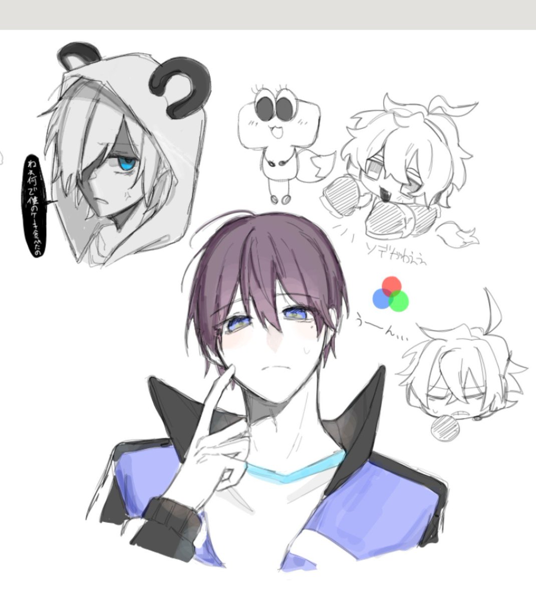 MRu_47_'s tweet photo. #しろっぽ
絵🍵！ https://t.co/YhgDqA5aRo