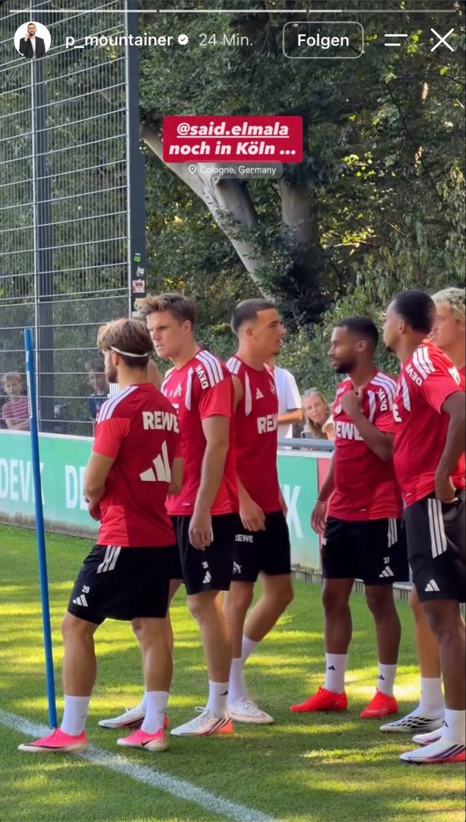 bvbladbackup's tweet photo. via @berger_pj auf Instagram
Said El Mala "noch" in Köln.
Ich denke mal Berger Abi weiß da mehr, zumal man sich zuletzt nach Quellen zufolge näher im Poker gekommen ist und Borussia Dortmund nocheinmal das Angebot nachgebessert hat.
El Mala sollte bald in Dortmund sein ⏳#BVB https://t.co/N6oKdorVPZ