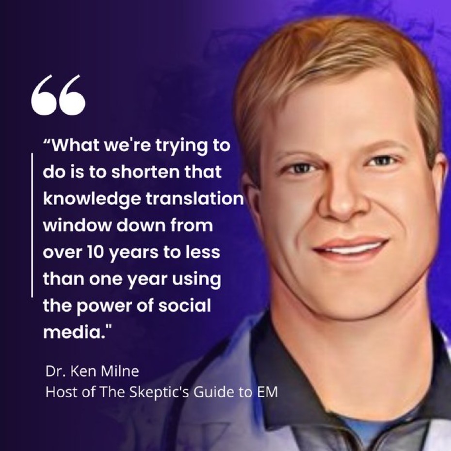 TheSGEM's tweet photo. A goal of the Skeptics' Guide to Emergency Medicine.
https://t.co/sSoBMKF462 https://t.co/FIPmz9Jn7r