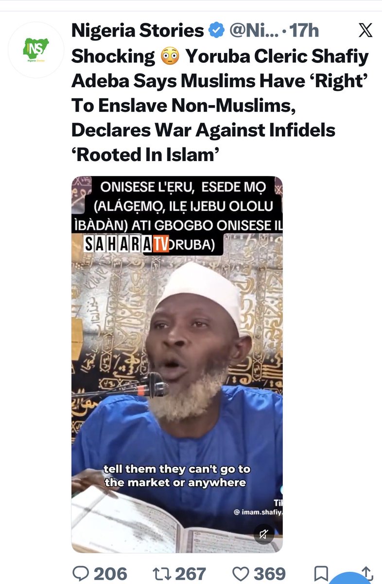 KaizenMindset_3's tweet photo. Dear @realDonaldTrump and the concerned international community, as you are paying attention to Davido and the Osun People's request for a free, fair, transparent and credible election devoid of violence and intimidation, I also call your attention to recent divisive hate speeches made by two Islamic clerics just a few months before the Nigerian general election. 

These shouldn't be treated lightly. They should be used as an example to discourage other religious bigots who harbour such despicable thoughts.