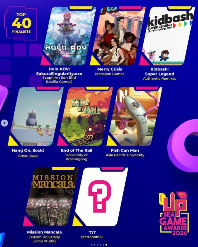 lexiliagames's tweet photo. <ご広告>
『Holo ADV』が、東南アジアゲームアワード2026のTop 40ファイナリストに選ばれました！めっちゃ嬉しい！
でも……中国、日本、韓国のもノミネートされてる！？
えええええ！？レベル高すぎる……。
『Realm of Ink』とか『炎姫（Homura Hime）』とか……マジでやばい……。 https://t.co/C5W0TahQ25