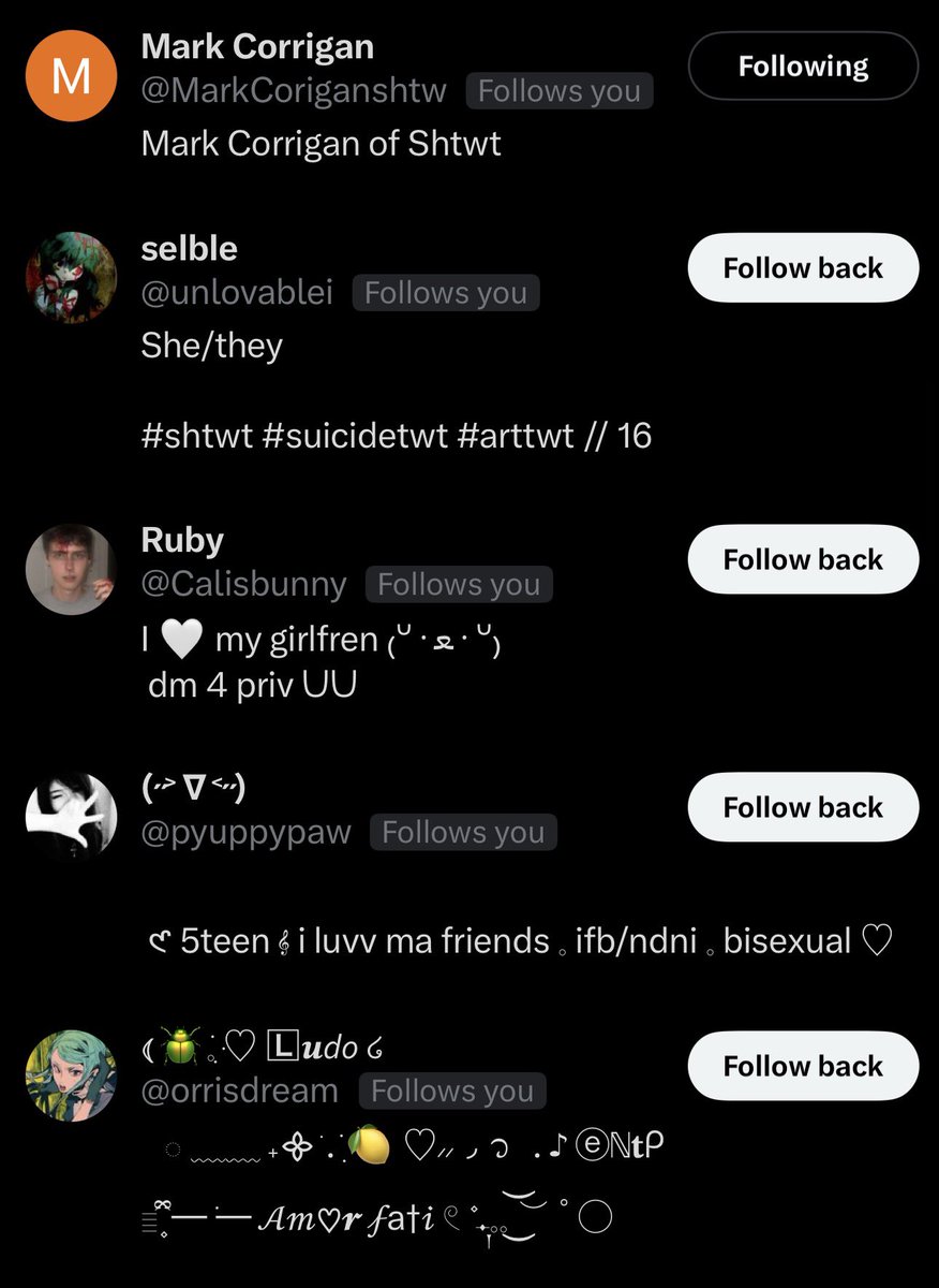 labippup67's tweet photo. HI IM SO SORRY ITS NOT LETTING ME FOLLOW BACK YOU LAST FOUR I PROMISE I WILL GUYS OK IM SORRY https://t.co/VVA9oFbGYS