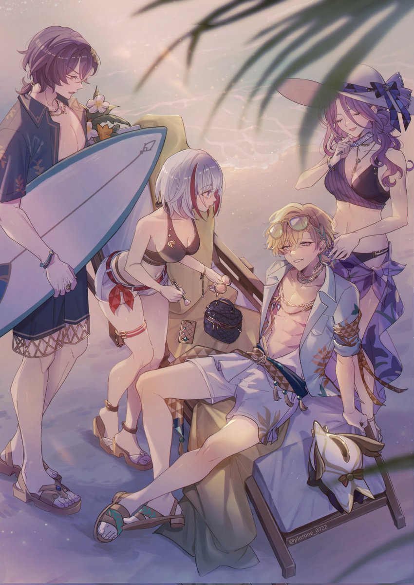 plusone_0722's tweet photo. 🌴🏖

#HonkaiStarRail https://t.co/iHrrj3rDV6