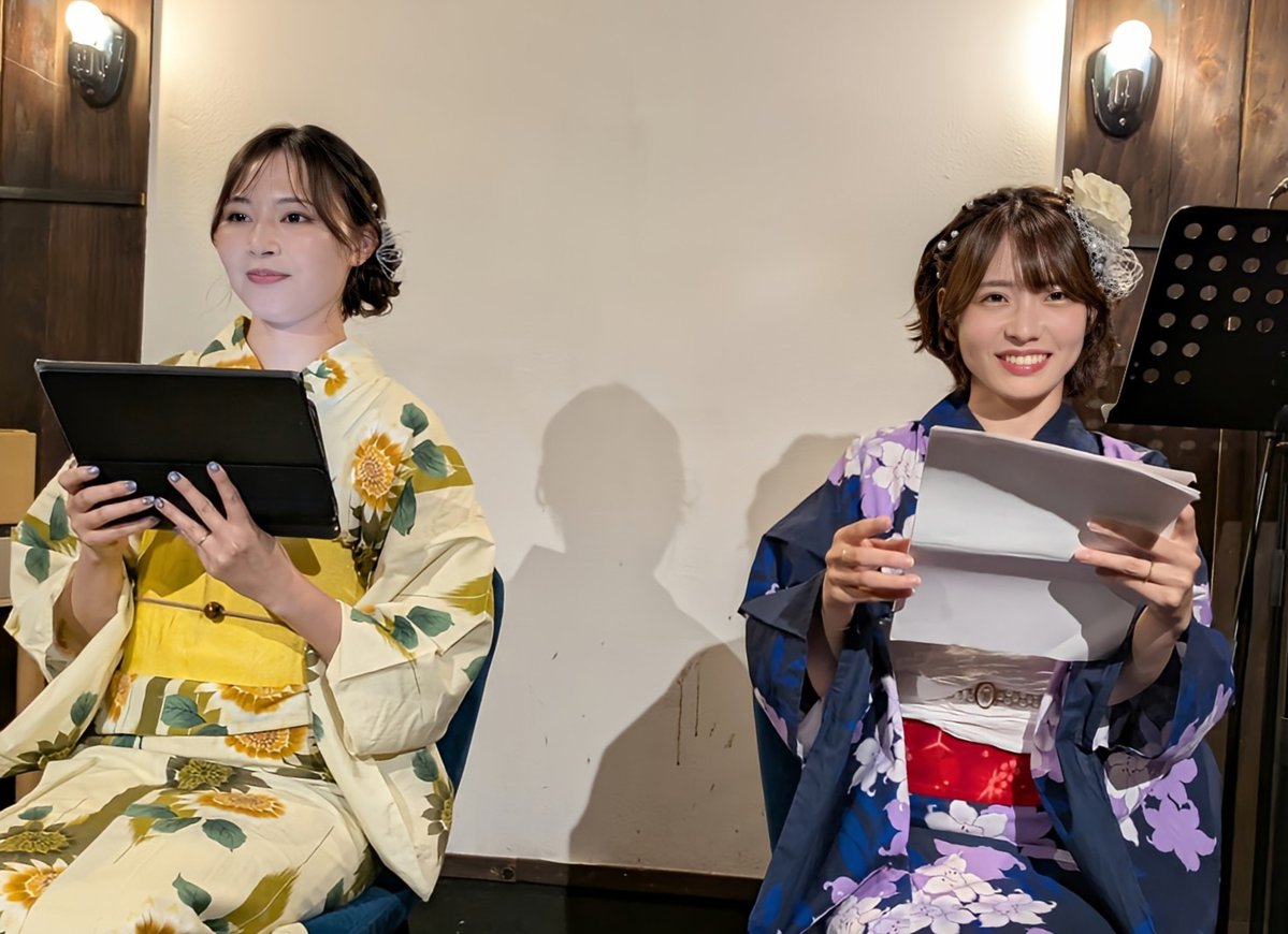 urikappa2's tweet photo. 8.11 しほりちゃん、みーしゃん @ おむすびシアター🍙  #雪乃しほり #窪田美沙  #おむすびシアター https://t.co/45wxzIf9qJ
