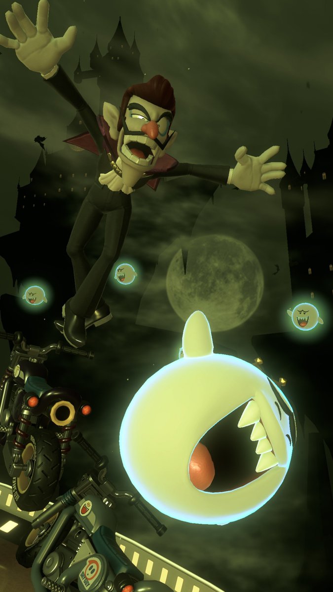 mkw_waluigi's tweet photo. Have a sweet dream…👻🦇💜
#MarioKartWorld
#Waluigi
#KingBoo
#マリオカートワールド写真部 https://t.co/6Gf4YYvmvz