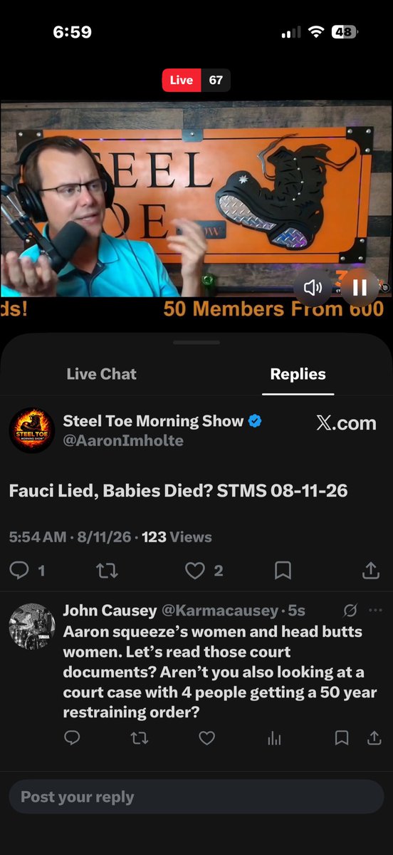 Karmacausey's tweet photo. Want to do drugs or abuse women Aaron? https://t.co/rk5RZYggMt