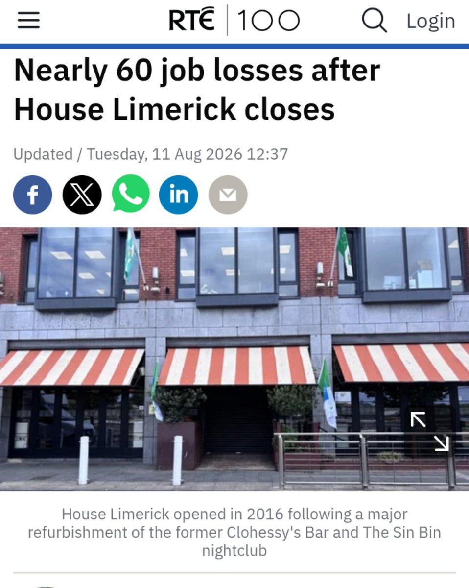 LOCthedreamer2's tweet photo. There are more job losses coming in the hospitality industry.

It's a perfect storm created by government failings.

Why is this happening ?

⭕Energy crisis.

⭕International tourism down 30         
     per cent.

⭕Hotel capacity down due to the         
      immigration scam hampering    
      domestic tourism.

#HowIrelandWorks