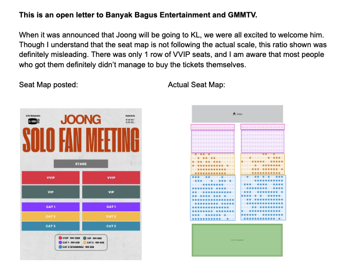 1ekrrak's tweet photo. This is an open letter to @banyakbagusent and my last attempt at trying to raise awareness on this. Please rmb the precedence that u're setting for future events. @GMMTV, I sincerely hope that u can be more considerate of fans. 

#JoongArchen #Joong1stFMInKualaLumpur #JuniorMark https://t.co/UlYib7or04