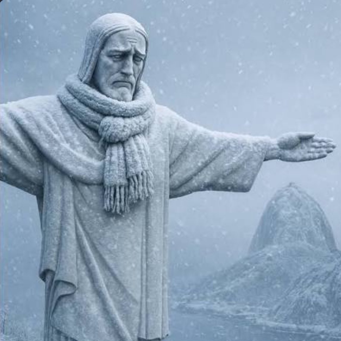 fofoquei's tweet photo. 🇧🇷 BRASIL: Cariocas podem enfrentar o dia mais frio de 2026 nesta terça-feira. A máxima deve chegar a apenas 21°C. 🥶 https://t.co/y0Ov9KNwgU