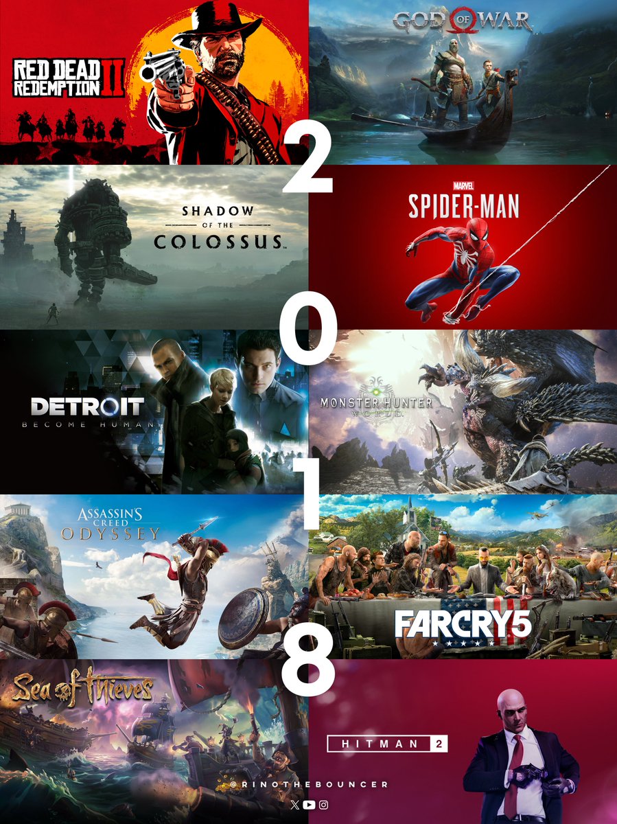 RinoTheBouncer's tweet photo. What are your favorite games from 2018?🚀 https://t.co/9s1zkqaZap