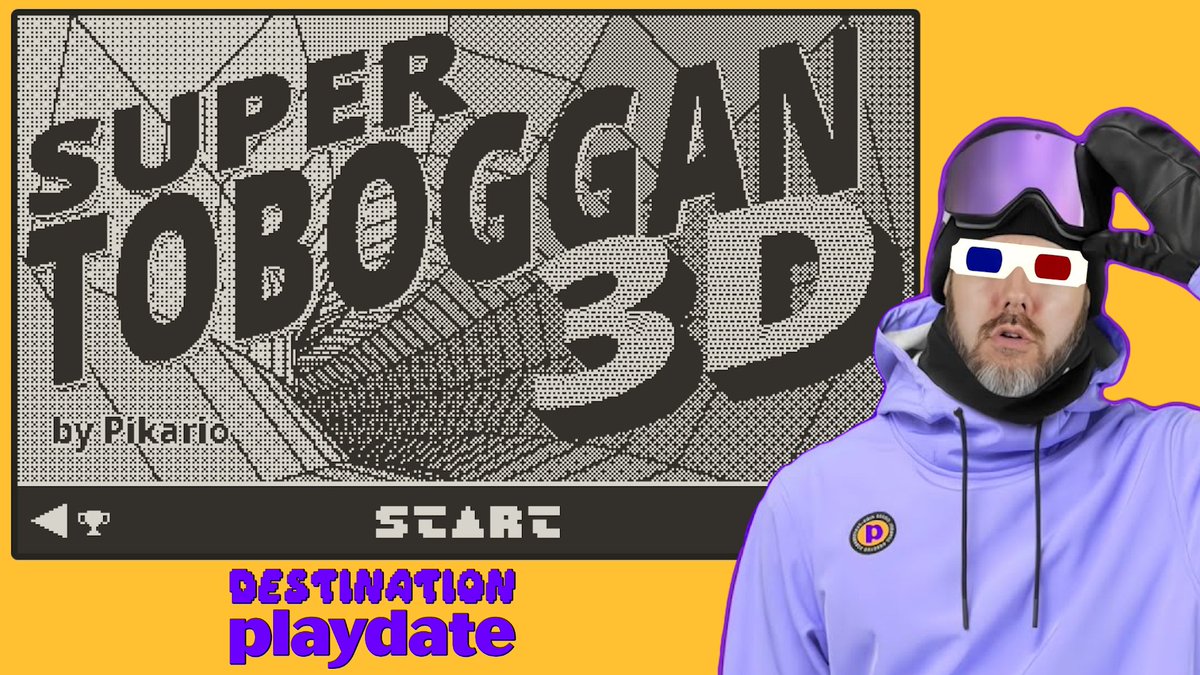 HelloPlaydate's tweet photo. 🟨🟨🟨
Super Toboggan 3D - Playdate gameplay + impressions
🟨🟨🟨
https://t.co/Zd9CxBF7Y6

#playdate https://t.co/ZZukxF0MWf
