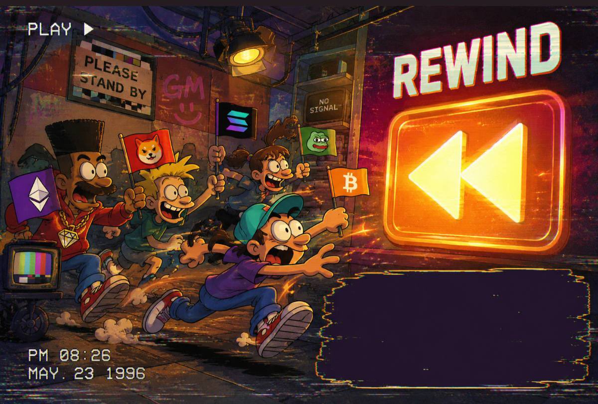Web3king02's tweet photo. @JR5_Crypto Nostalgia has entered the chat. 📼👀

@RewindStatic78 is rewinding us back to the golden age of cartoons and childhood memories

If you grew up watching them, this one is definitely worth watching🔥

CA: Coming Soon

TG: https://t.co/NMtm9M3m6v https://t.co/jDruDXCs6s