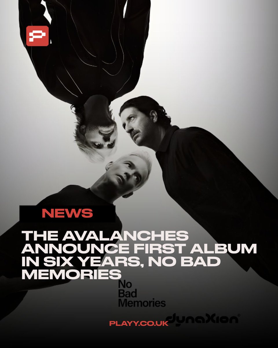 THEPLAY_GROUND's tweet photo. @TheAvalanches are set to return with their first studio album in six years. Titled 'No Bad Memories', the 31-track record will arrive on October 16, 2026, via Modular Recordings, marking the Australian group’s first full-length release since 2020’s 'We Will Always Love You'.

Read the full article: https://t.co/Q0eUfwRFZb