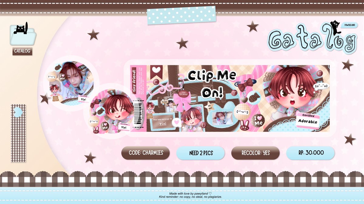 pawyiland's tweet photo. ✿ ˖ ꒰ help rt ꒱ #bealanja

nyang ! ⡞⠳⣄⣀⣠⠞⢷ yiyi akhirnya optip untuk katalog < charmies > layout c dan wabis dengan special price >___<  yuuu jajan sebelum harga kembali normal ! detail tnc, harga dan form bisa cek di bawah ini ya ❤︎ https://t.co/OrigRA7KAI