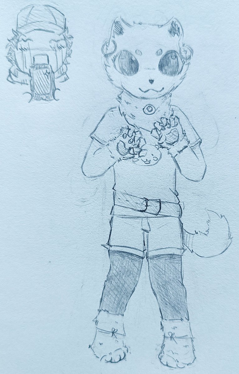 Rogaczczz's tweet photo. Me and my friend were joking that modern Asirpa would be a furry so I made her real (not a ship) #gktwt https://t.co/G6ZPL4dE5d
