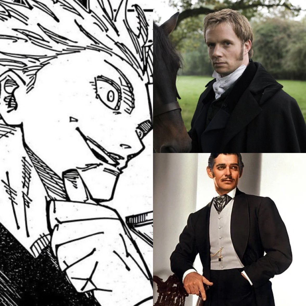 Michithewise95's tweet photo. I can associate Gojo as a agony and self preservation type yearner, like Frederick Wentworth from persuasion and Rhett from Gone with the Wind,meanwhile Geto like melancholic broken and vengeance yearner like Heathcliff from wuthering heights and the phantom of the Opera! #stsg https://t.co/zNotCAabUO