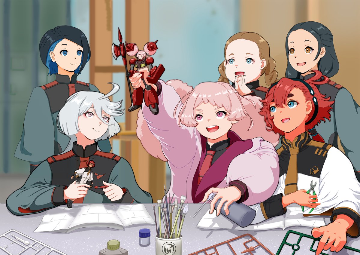 kinukoshifudou's tweet photo. 水星の魔女ガンプラキャンペーン中ということで、ファンアートを描きました
#水星の魔女 #G_Witch https://t.co/SoHTdJL5Ig