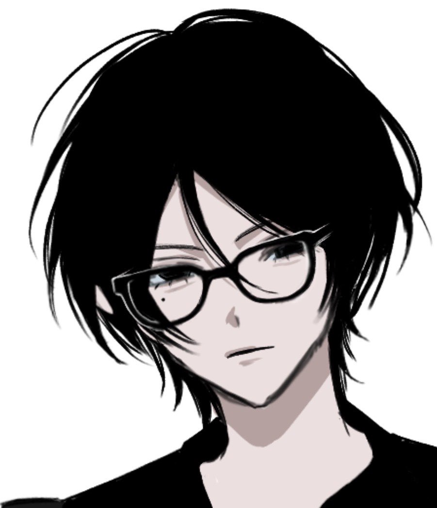 _cutecutcute's tweet photo. 私服イラスト描いてるんだけどフツーに黒縁メガネかけたナオフミドカメロすぎて無理 https://t.co/J260DkTW85