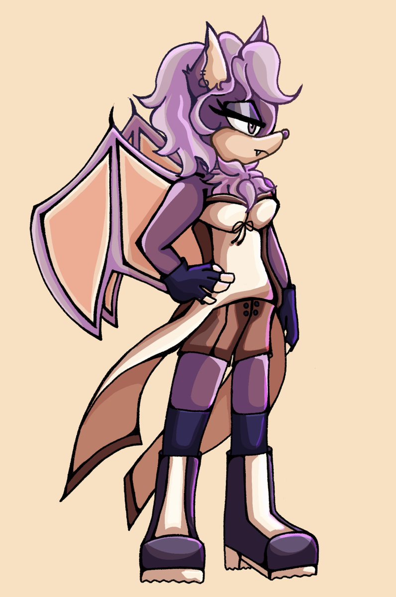 _scrimpyy_'s tweet photo. @RanterRat This is my sonic oc Rina the bat! :)) https://t.co/6MVAhuFqc6