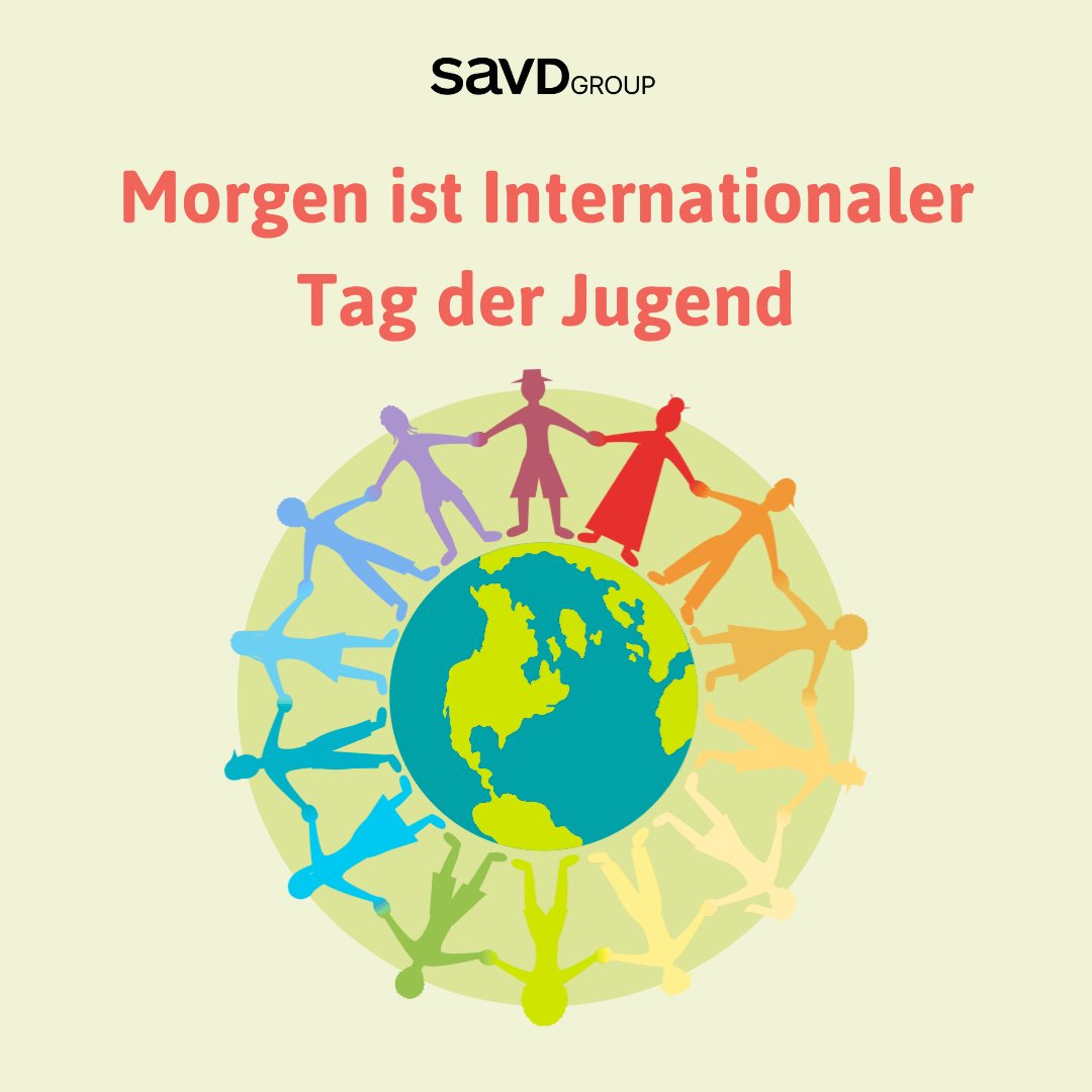 Videodolmetsch's tweet photo. 🌟 Morgen ist Internationaler Tag der Jugend.

Ein guter Anlass, jungen Menschen Aufmerksamkeit zu schenken – ihren Ideen, ihrer Kreativität und ihren Perspektiven.

Denn Zukunft entsteht dort, wo Menschen gehört werden und mitgestalten können.

#TagDerJugend #savd https://t.co/NalDK5un51