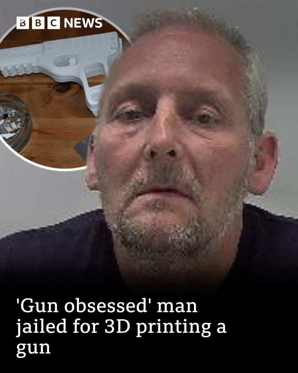 BBCShropshire's tweet photo. 🔫 He only needed an extra 15 minutes to make the weapon fully functional.

READ MORE:
📲 https://t.co/Kaj20CA52G https://t.co/0UxMuB8jWW