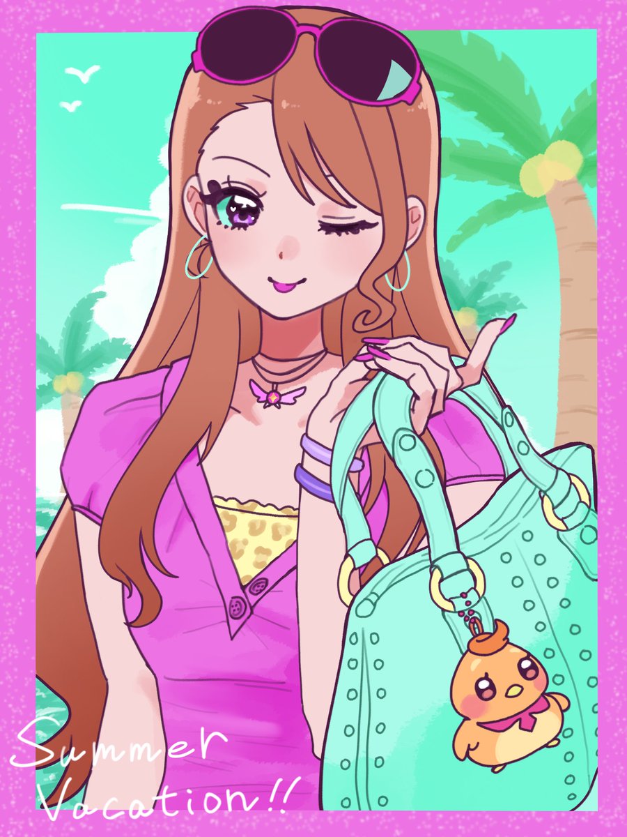 sacre_ee's tweet photo. サマバケ🦋🌺
#precure https://t.co/KCUz6G9hZK