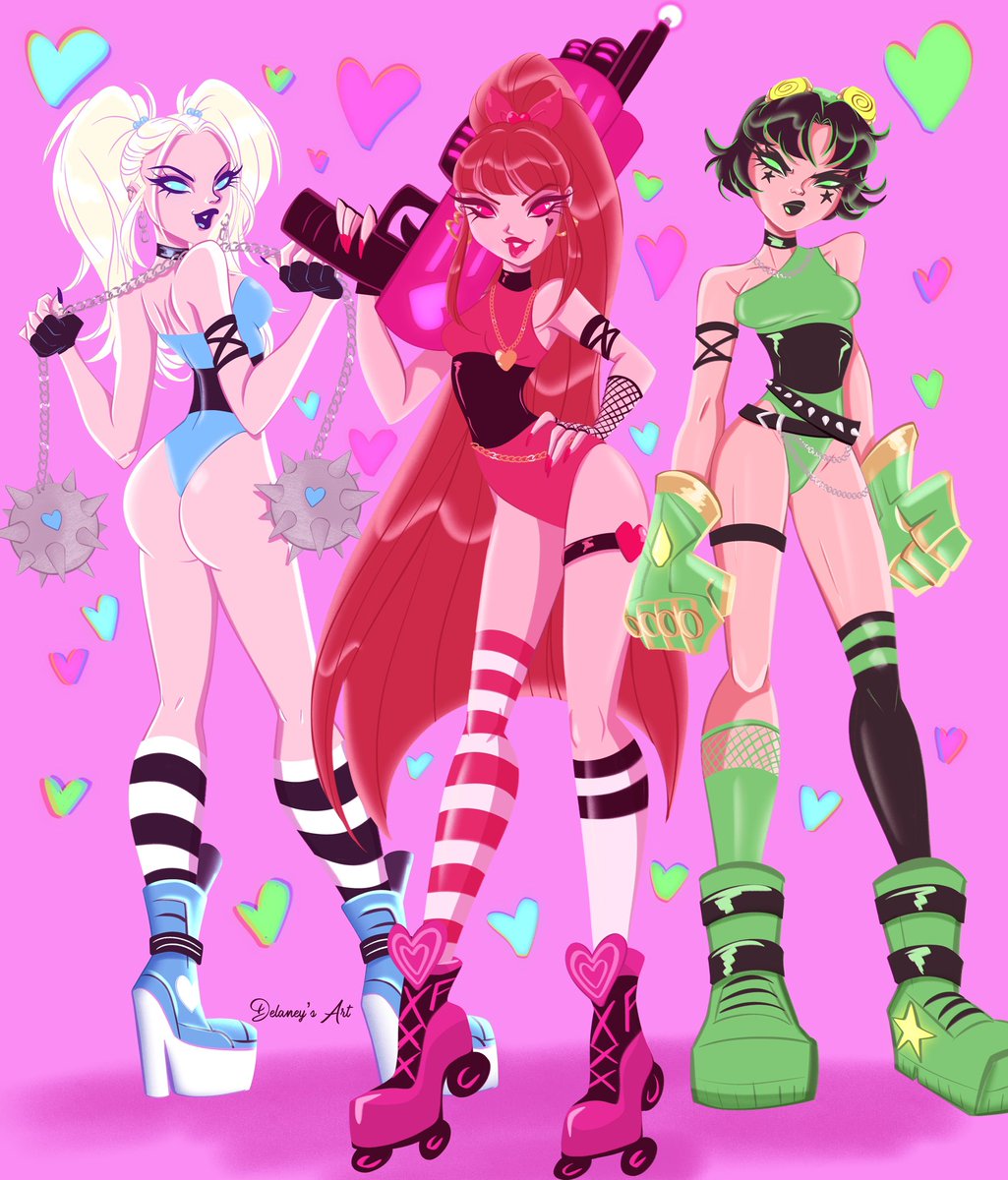 laneykiffdraws's tweet photo. 💙💗💚 https://t.co/VN2iKPVwhJ