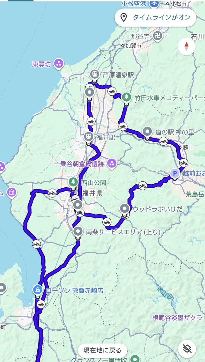 Showya_GSXR's tweet photo. 2026/08/11
福井県ポケふたスタンプラリーツーリングへ
これで前回のと合わせて福井県コンプリート(17個)
行きはしおかぜライン走って帰りは高速で福井ICから敦賀ICまでワープ NMAX155にETC付けたおかげでどこでも行けちゃうね
#NMAX155
#ポケふた https://t.co/KcMMXU8Nxk
