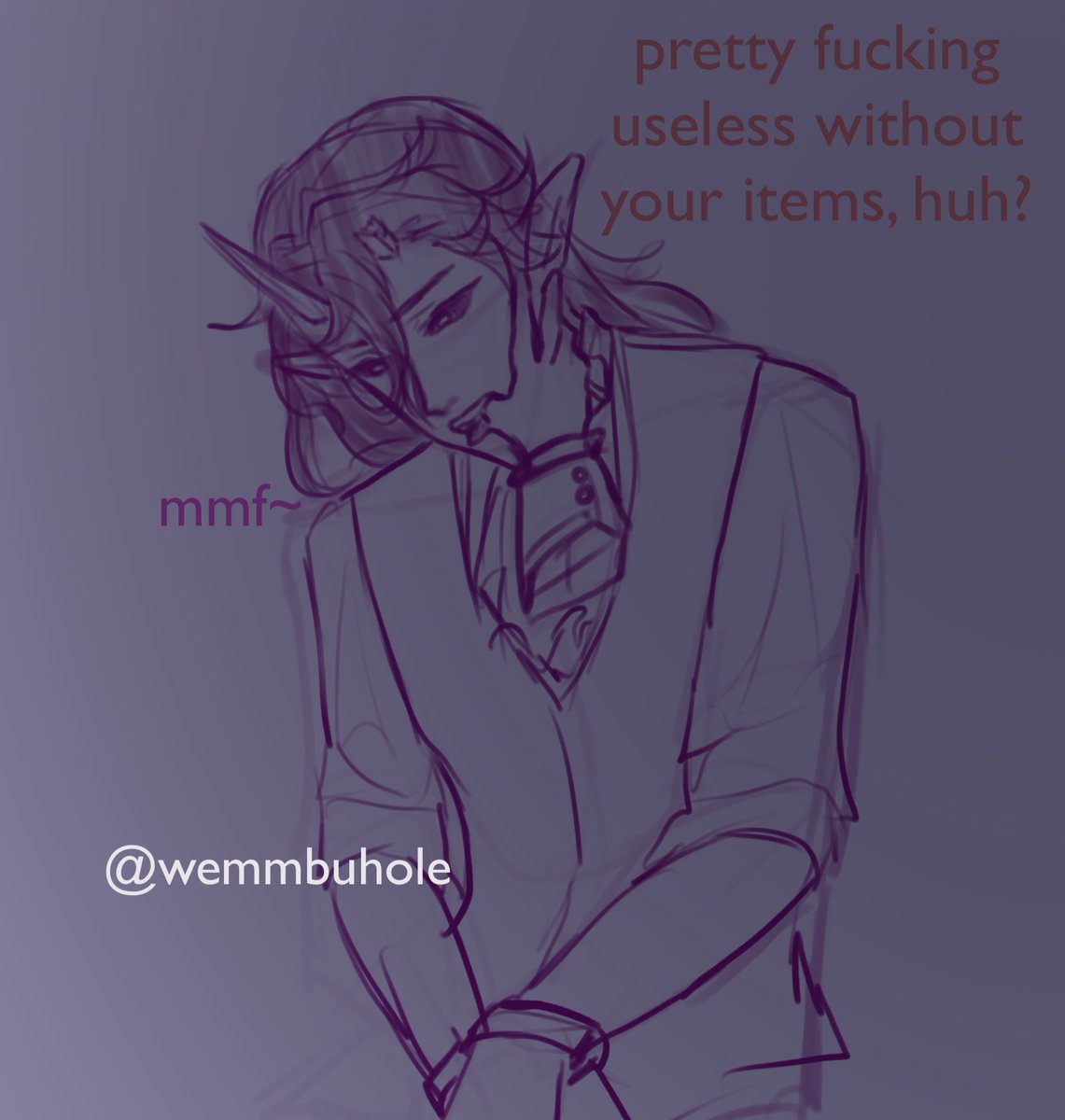 wemmbuhole's tweet photo. 😈 has nothing without his items, you can overpower him so easily 
no implied ship 
#bbtwt https://t.co/Pqdxc1JWar