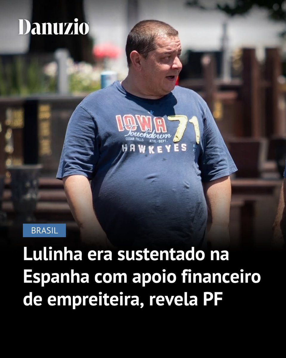 MachadoDarlon's tweet photo. 🚨🇪🇸💸 | Investigadores da Polícia Federal receberam um dossiê com informações de que Fábio Luís Lula da Silva, o Lulinha, seria sustentado na Espanha por uma empreiteira com contratos bilionários no governo Lula. O material foi recebido nas últimas semanas e se soma aos relatórios enviados pela PF ao Supremo Tribunal Federal. As informações integram as apurações que envolvem o filho do presidente e outros investigados. Segundo reportagem, um investigador ouvido pela Veja resumiu a suspeita com a frase: “Não é a Odebrecht, mas já vimos esse filme”. A informação sobre o suposto custeio da permanência de Lulinha na Espanha é mais um elemento incorporado às investigações que avançam no STF. O material ainda será analisado e apurado pelas autoridades. A reportagem da Veja também informa que o caso se junta a outras frentes de investigação envolvendo Lulinha. Ele é alvo de apurações conduzidas no Supremo, e as suspeitas ainda não representam condenação ou comprovação definitiva de irregularidades.

▶ @danuzioneto 🔰