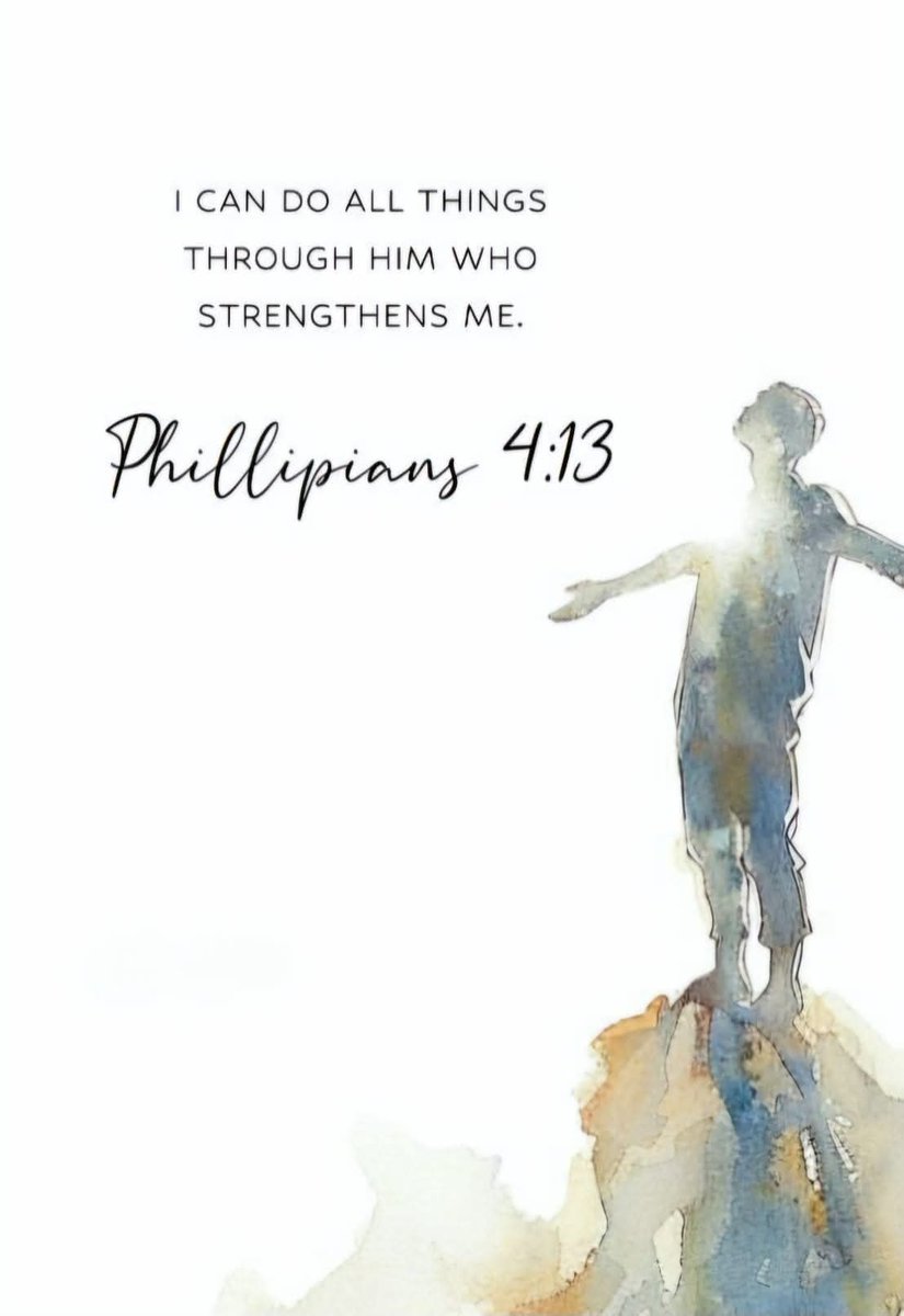 Mervat60162247's tweet photo. #Philippians4:13
I can do all things through Christ who
strengthens me. 🙌🕊
#Ephesians6:10, Finally, my brethren, be strong in the Lord and in the power of His might. Amen🙌 https://t.co/OpehHOIiHJ