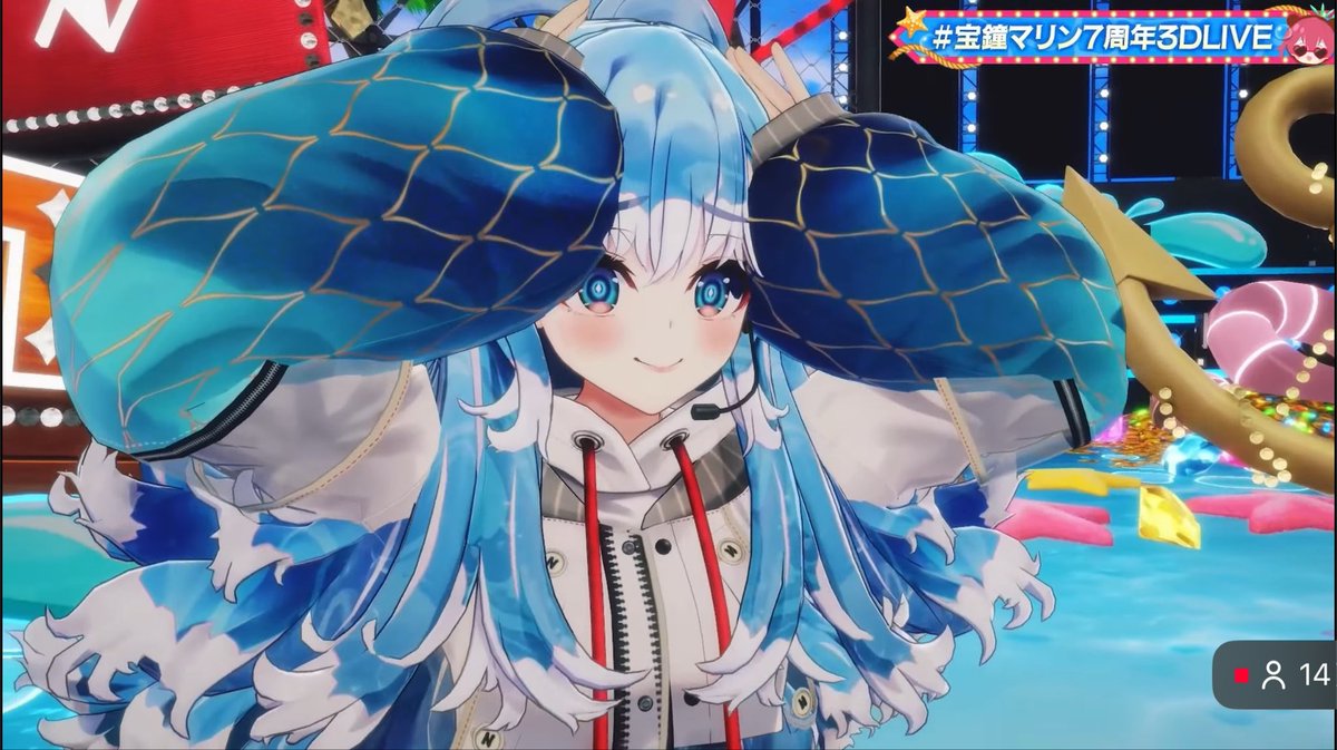 Yumenenko5's tweet photo. マリン船長とこぼちゃんの絡みすぎるよぉ…
#宝鐘マリン7周年3DLIVE https://t.co/l0qDnKfho5